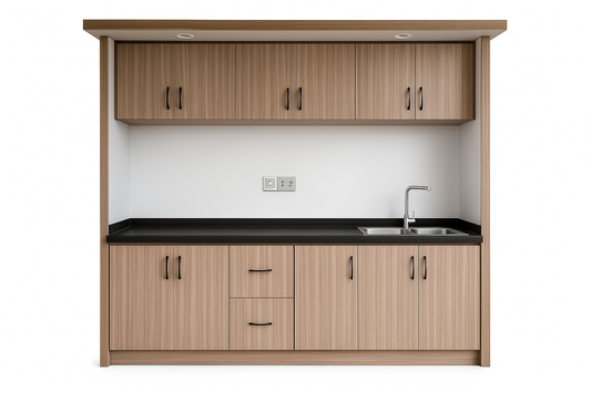 Front facing image of the kitchenette