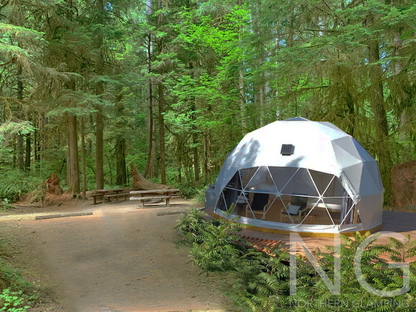 7 meter geodesic glamping dome bundle