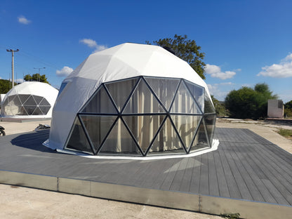 Glass Panoramic Window Glamping Dome